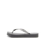 Havaianas Flip Slim Flatform pour Femme, Gris, 41/42