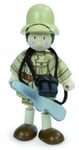 SAFARI HUNTER JACK BUDKIN by LE TOY VAN BUDKINS BK939 - FARM WORLD RANGE