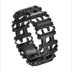 Multifunktionellt verktygsarmband 29 in1 Outdoor Survival Armband black