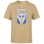 Star Wars The Mandalorian Bo-Katan Badge Men's T-Shirt - Tan - S