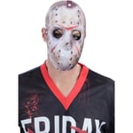 Smiffys Jason Voorhees Friday the 13th Mask Adult Halloween Fancy Dress