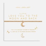 Joma Jewellery A Little Love You To The Moon And Back Gold-Plated Bracelet