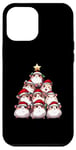 Coque pour iPhone 12 Pro Max Arbre de Noël amusant pour hamster et rongeur