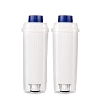 Lot de 2 filtres à eau pour machine à café DeLonghi DLSC002 Magnifica s Dinam...