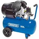 Draper DA50/412tv 50L 230 V 3.0 HP Compresseur d'air, Bleu