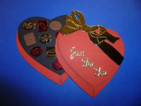 Romantic Red Heart Valentines/birthday Chocolate Box Die Cuts