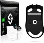 DPS Glides (Lot de 2) pour Razer DeathAdder V3 Pro Ultra Rapides,Arrondi,Faible Friction,de Haute Qualité,Durable Patins de Souris de Rechange,Skates Accessoires Souris Gaming(Q927)