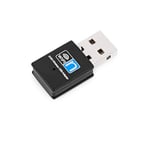 USB WIFI adapter dongle 300 Mbps svart 1st