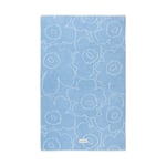 Marimekko - Piirto Unikko Handduk Light Blue/Off White 100x160 från Sleepo