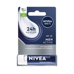 9005800363028 Men Active pielęgnująca pomadka do ust SPF15 4.8g Nivea