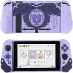 GeekShare Joycon Coque de protection en polycarbonate rigide anti-rayures et antichoc Compatible avec Nintendo Switch Coque de protection séparable en silicone souple pour Joycon - Ailes d'étoiles