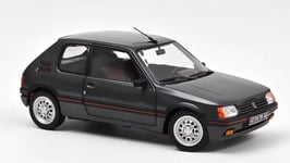 NOREV, PEUGEOT 205 GTi 1.6 1988 gris graphique, échelle 1/18, NOREV184845