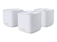 Asus Zenwifi Xd5 - Wi-Fi-System - (3 Rutere) - Inntil 5000 Kvadratfot - Maske 1Gbe - Wi-Fi 6 - Dobbeltbånd