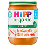 HiPP Organic Veg & Mozzarella Potato Bake Baby Food Jar 7+ Months 190g (Pack of 6)