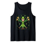 Leonardo Da Vinci Leprechaun St. Patrick's Day Tank Top