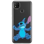 ERT GROUP Coque de téléphone Portable pour Xiaomi REDMI 9C Original et sous Licence Officielle Disney Motif Stitch 021 Parfaitement adapté à la Forme du téléphone Portable, partiel imprimé