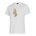 Nordic Hawk Trout Tee Unisex White M t-skjorte med moderne design