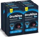 Huggies DryNites Boys' Pyjama Pants, Size 8-15, 52 Count, Maximum Nighttime Prot