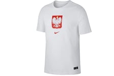 t-shirts Homme, Nike Poland Evergreen Crest Tee, Blanc