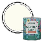 Rust-Oleum White Mould-Resistant Garden Paint In Satin Finish - Porcelain 750ml