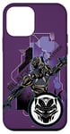 Coque pour iPhone 12 mini Costume technique Marvel Black Panther Wakanda et masque de panthère