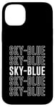 Coque pour iPhone 14 Plus Bleu ciel