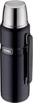 Thermos Stainless King Flask, glossy black, 1.2 L, 33.6 x 11.99 Glossy Black 