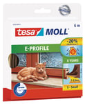 LUNA TAPE TETNINGSLIST E-PROFIL 4X9MM 6M BRUN S