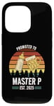 Coque pour iPhone 13 Pro Funny New Grandpa Design - Promoted to Master P 2025