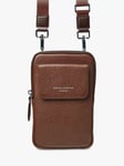 Aspinal of London Reporter Pebble Leather Crossbody Phone Bag