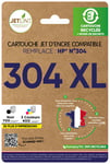 Pack De Cartouches D'encre 304 Xl Noir + Couleurs - Compatible Hp Jetline - Le Pack De Cartouches D'encre