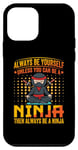 Coque pour iPhone 12 mini Guerrier ninja drôle
