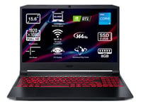 Acer Nitro 5 AN515-57 - Ordenador Portátil Gaming 15.6" Full HD LED (Intel Core i5-11400H, 8 GB RAM, 512 GB SSD, NVIDIA RTX 3050) Color Negro - Teclado QWERTY Español