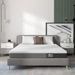 BedStory Matelas 90x190CM en Mousse Gel Bamboo Charcoal, Matelas 7 Zones Ergonomique avec Housse Amovible et Lavable,Hypoallergénique, Soutien Optimal, Confort,Épaisseur 16CM