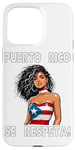 Coque pour iPhone 15 Pro Max Puerto Rico Se Respeta Boricua Drapeau Belle PR Femme