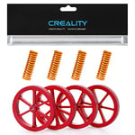 Creality Official Lot de 4 écrous de nivellement manuels en aluminium et 4 ressorts à lit chaud de 20 mm pour imprimante 3D Ender 3, Ender 3 Pro, Ender 3 V2, Ender 5, Ender 5 Plus, Ender 5 Pro, CR-10