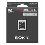 Sony Xqd 64GB Memory Carte G Série QD-G64F 5x Stronger