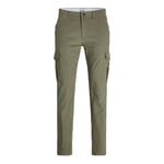 Jack and Jones Mens Cargo Trousers Mens Slim Fit Chinos Stretchable Pant for Men