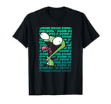 Invader Zim Doom! Doom! Doom! Screaming Gir Gradient Poster T-Shirt