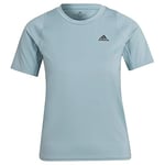 adidas Women's Rn Fast Pb Tee T Shirt, Magic Grey, XL UK