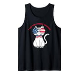 I Am The Enemy Within Patriotic Cat Tank Top