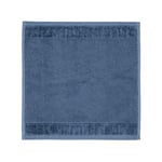 Möve Bamboo Luxe Serviette 30 x 30 cm 60% Coton 40% Viscose en pâte de Bambou, Bleu Acier