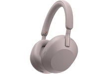 Sony WH-1000XM5 on-ear hörlurar rosa