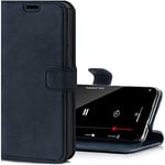 SURAZO Étui de Protection pour téléphone Portable S20 FE - en Cuir véritable RFID - avec Fonction Support - Bleu - À Rabat - Fabriqué à la Main en Europe - pour Samsung Galaxy S20 FE 5G/4G