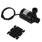 DC 24V Pompe de Circulation d'Eau Chaude Énergie Solaire Moteur Brushless Aquarium Submersible 800L/H 5M Haute Efficacité Résistant à la Chaleur pour Fontaine Sécurité Étang à Poissons et Protection d