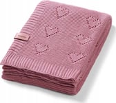 Babyono 1478/01 Bambus Rose Woven Filt Rosa