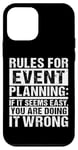 iPhone 12 mini Funny Event Planner Quote Rules For Event Planning Case