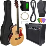 V-Tone V-Tone Eag Set Nt Elektroakustisk Gitarr + Gitarrförstärkare Natural