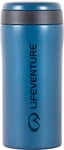 Lifeventure Thermal Mug, Leakproof & Vacuum Insulated Reusable Coffee Travel Cup, 300ml, Metallic Cobalt