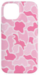 Coque pour iPhone 14 Rose canard camouflage chasse camouflage vintage esthétique mignon